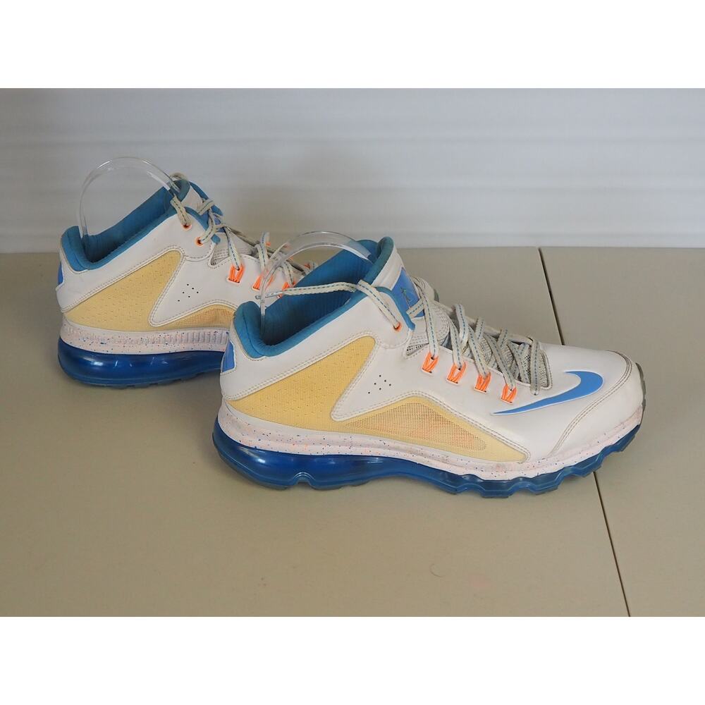 Nike Swingman 360 Pregame TR Sneakers White, Blue And Orange Size 8.5 638072-100 - Picture 4 of 11